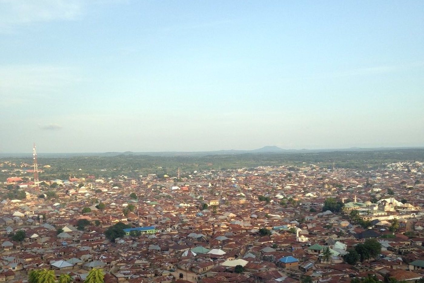 View over the town of Keffi, Nasarawa State