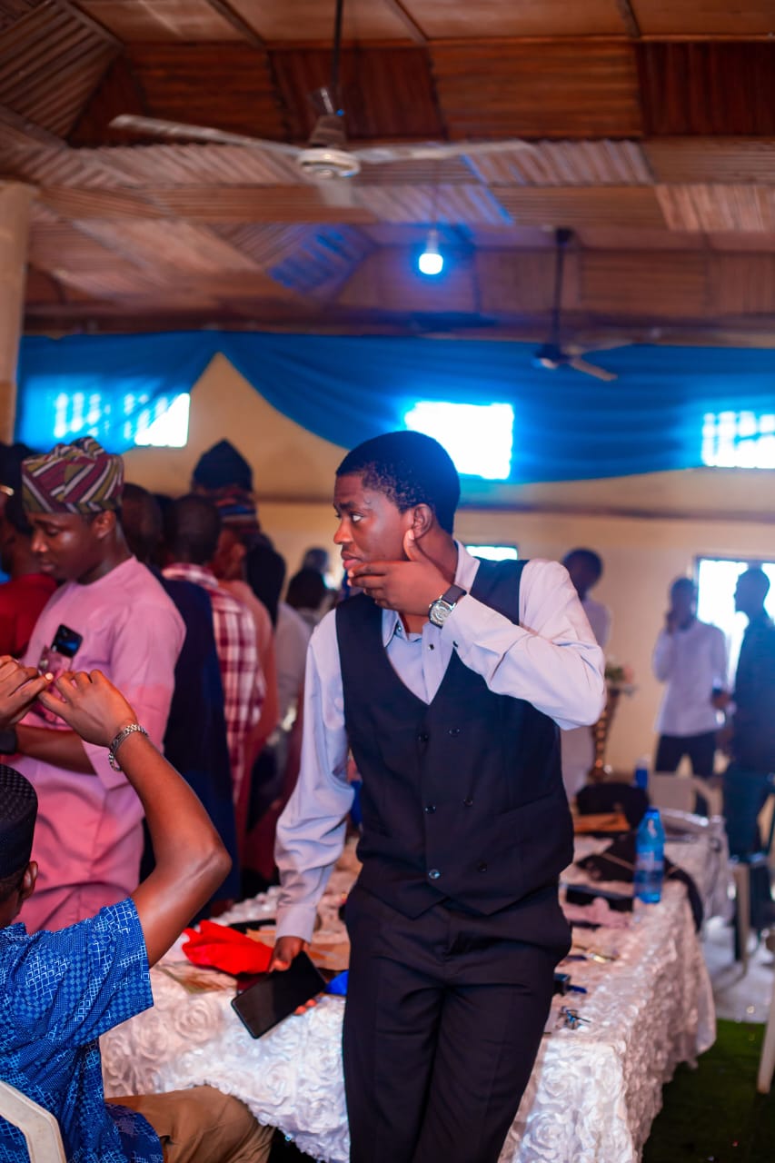Fawaz Olayinka at an FHG business event
